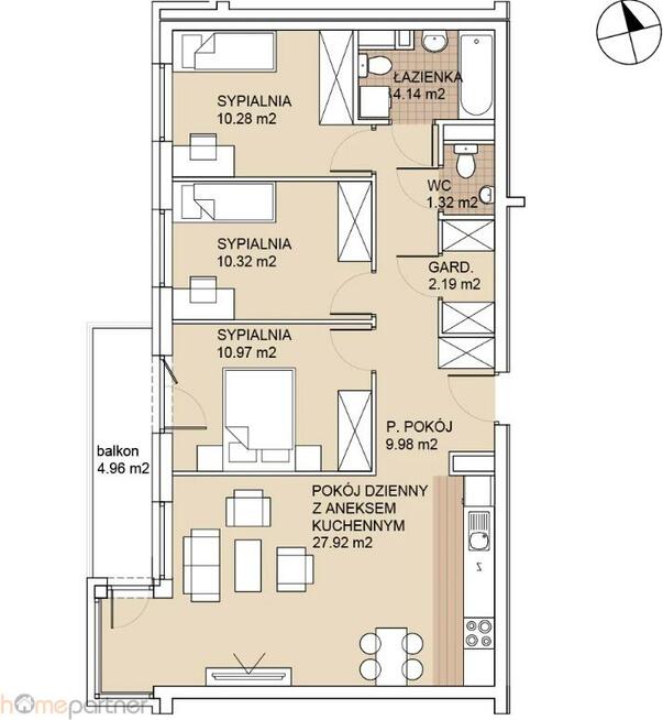 Mieszkanie Wrocław Psie Pole, Zakrzów, Odolanowska