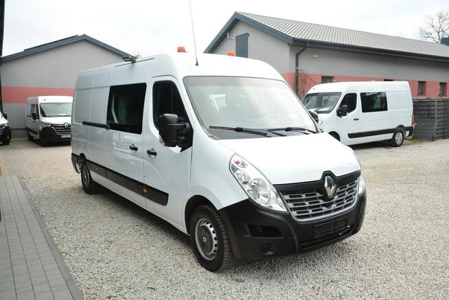 Renault Master 7 osobowy brygadówka doka max pełna opcja servis regały