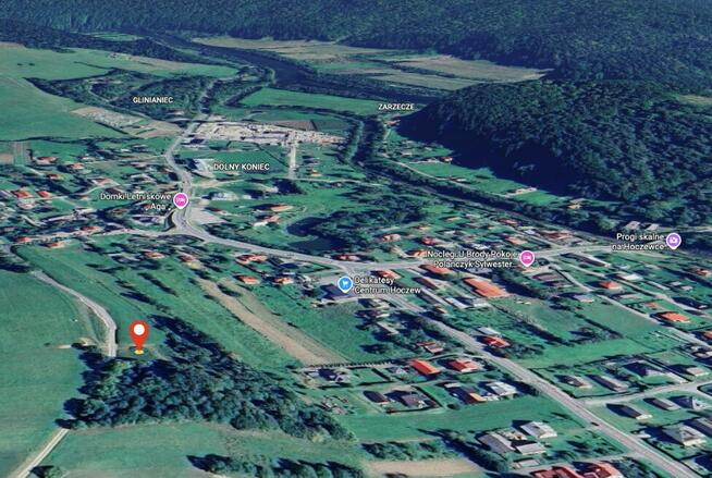 Działka budowlana z WZ – 974 m² – Hoczew, gmina Lesko – spok