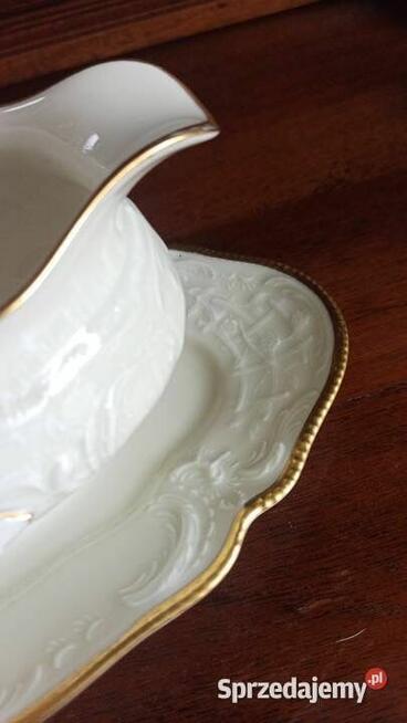Sosjerka ecru. Rosenthal Sanssouci Elf Gold. Syg. Selb- Ger