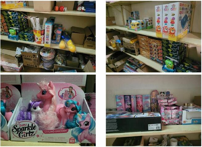 Syndyk sprzeda towar ze sklepu z zabawkami