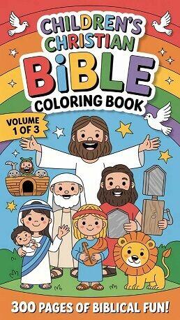 NAJWIĘKSZY zestaw kolorowanek BIBLIJNYCH dla dzieci i ebook