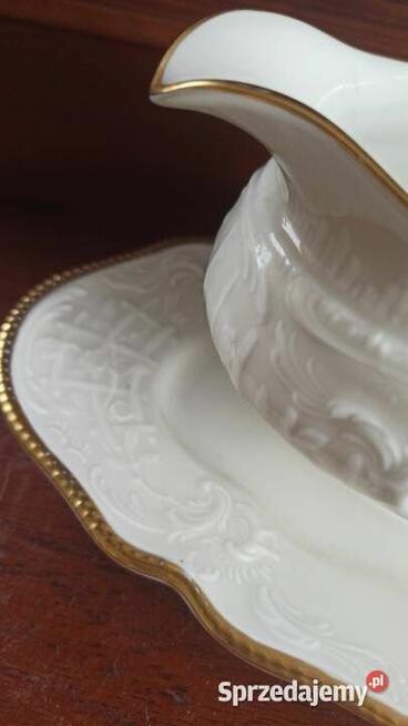 Sosjerka ecru. Rosenthal Sanssouci Elf Gold. Syg. Selb- Ger