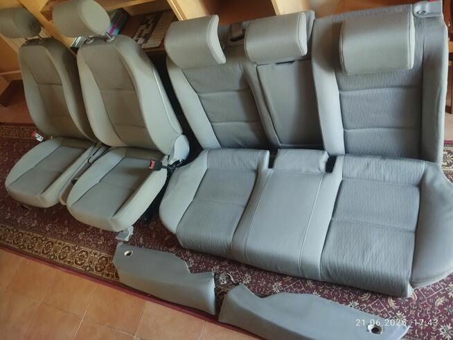 Fotele Audi A4 B7 cały komplet przód+tył ,szare zadbane