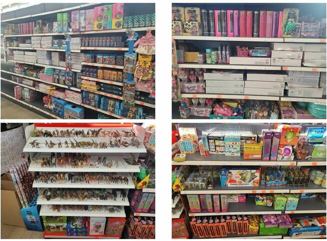 Syndyk sprzeda towar ze sklepu z zabawkami