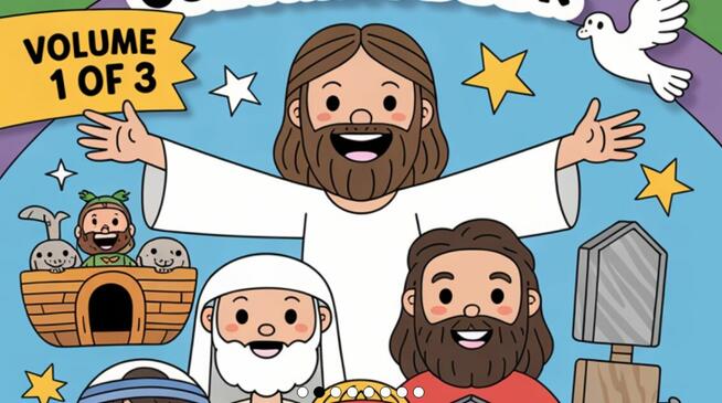 NAJWIĘKSZY zestaw kolorowanek BIBLIJNYCH dla dzieci i ebook