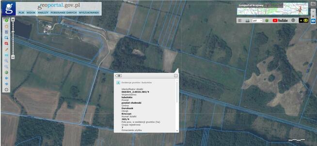 działka rolna na sprzedaż