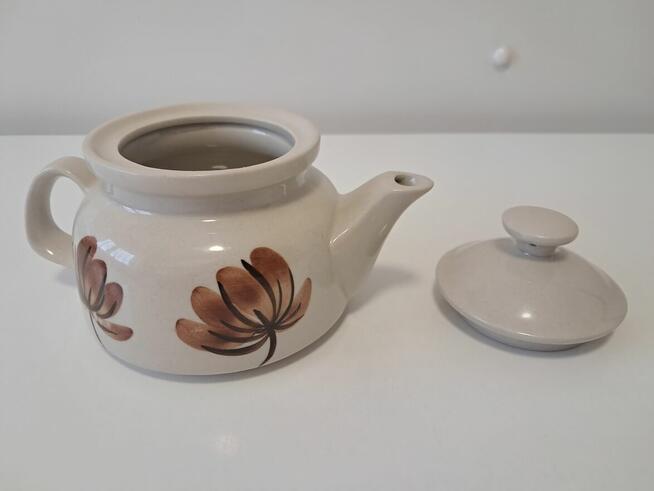 Czajniczek do herbaty, ceramiczny z Mirostowic, Vintage