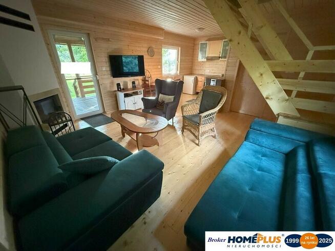 Drewniany dom letniskowy w Arciechowie, 70 m²