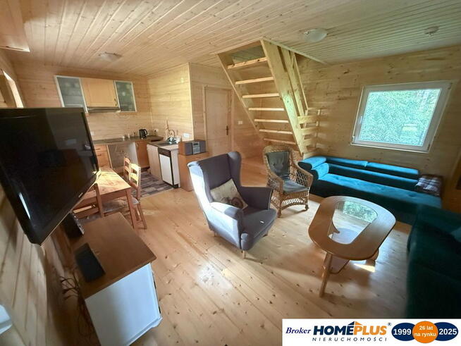 Drewniany dom letniskowy w Arciechowie, 70 m²