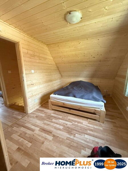 Drewniany dom letniskowy w Arciechowie, 70 m²