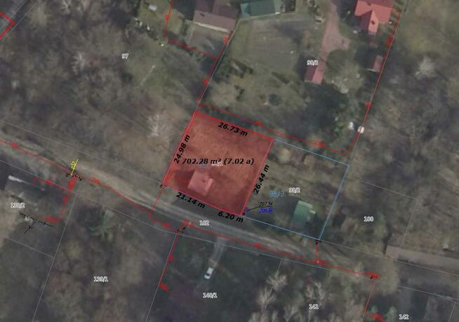 Kiełczewice Mar. - piękna działka pod domek.