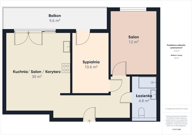 Przytulne 3 pokojowe mieszkanie - Gdańsk Morena