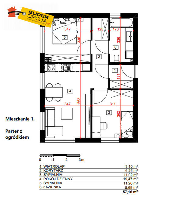 Mieszkanie Kraków Ruczaj,