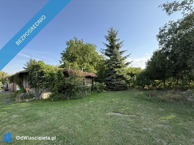 Mokry Dwór, działka 22,5a z domem i budynkami gosp.- bez pośredników