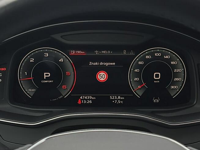 Audi A6 Masaże_Wentylacja_HeadUp_MatrixHD_NightVision_Webasto_B&O_PamięćFotela