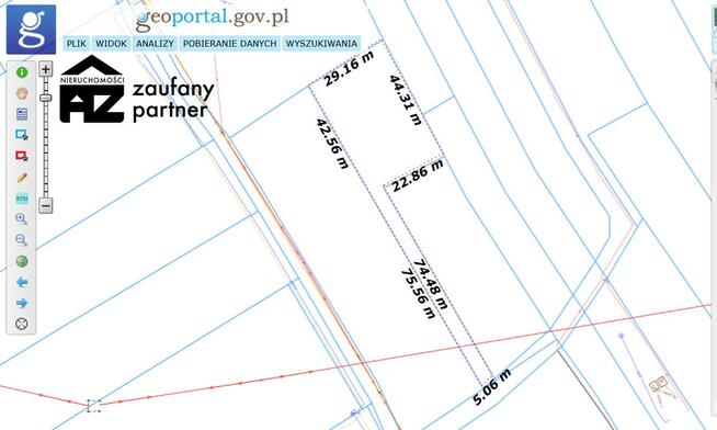 Działka budowlana Bodzanów gm. Biskupice