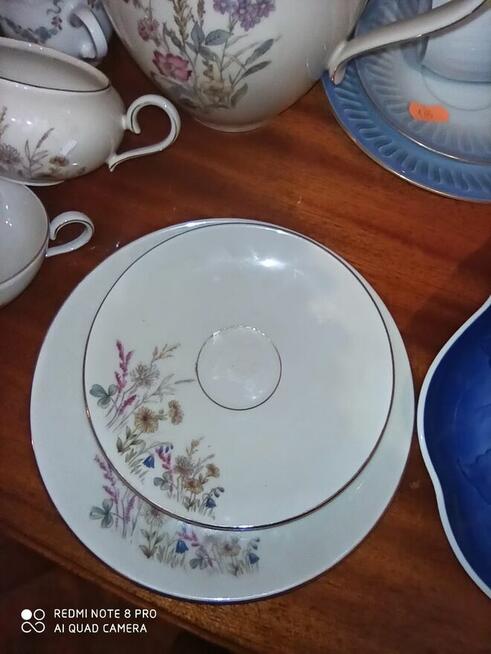 Dzbanek Serwis Royal Ivory, Bohemia. Łączka na porcelanie w