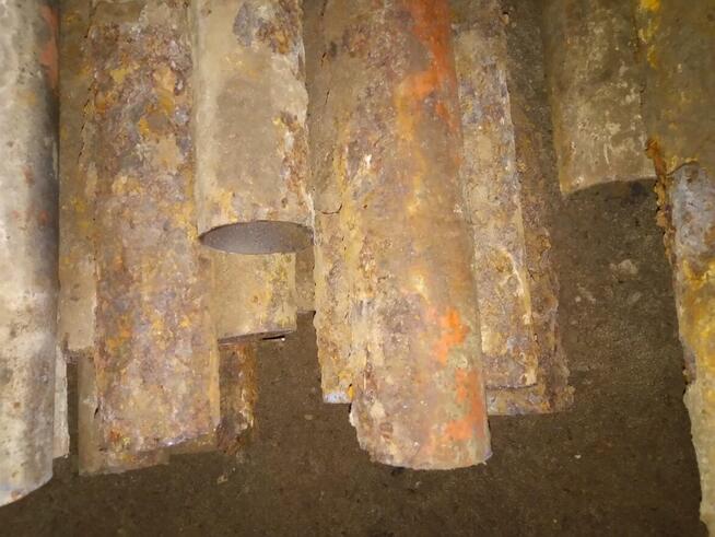 Rura stalowa na wymiar fi 76mm 7,6cm Rury na ogrodzenie słup