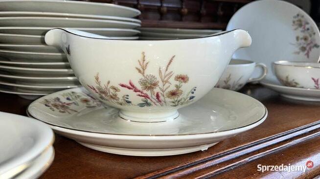 Dzbanek Serwis Royal Ivory, Bohemia. Łączka na porcelanie w