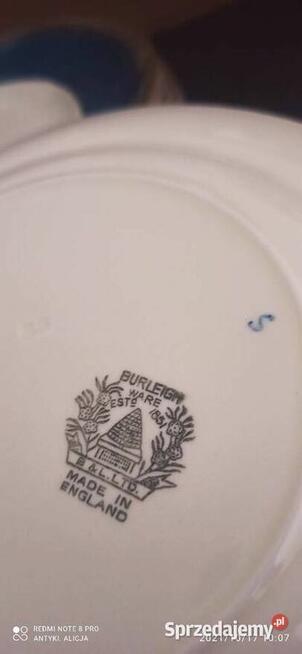 Serwis obiadowy. Burleigh. Made in England. Na 6 osób.