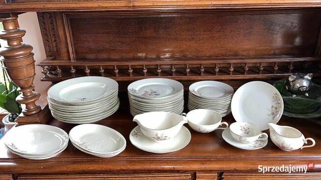 Dzbanek Serwis Royal Ivory, Bohemia. Łączka na porcelanie w