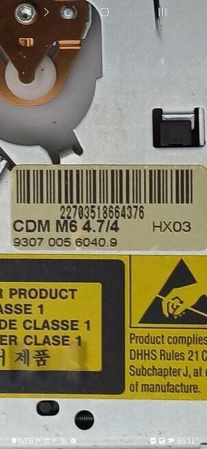 Napęd/czytnik CD do nawigacji