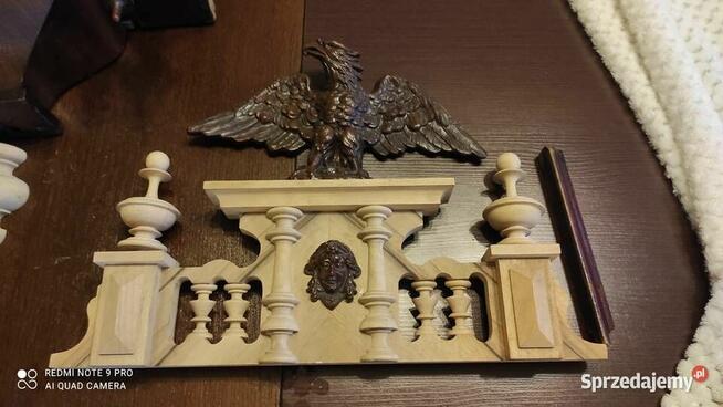 Stara skrzynia zegara wiszącego P 51, eklektyk