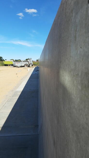 Silosy na kiszonki.Ściany oporowe L i T