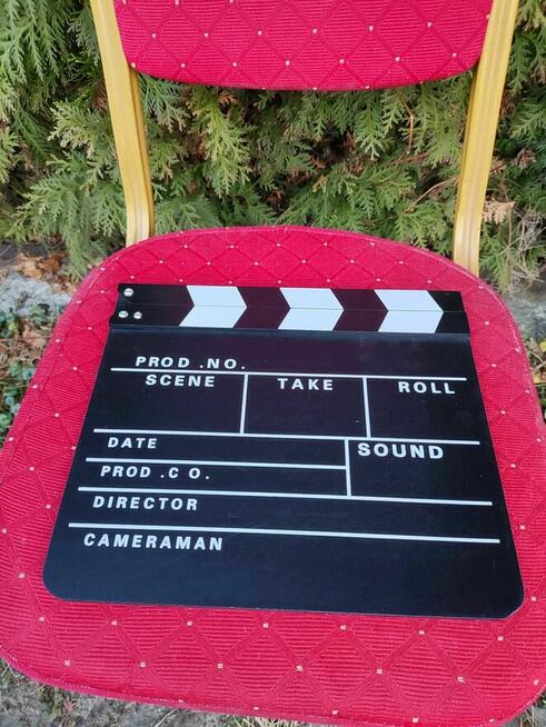 Klapa reżyserka filmowa Do scen Filmów Klap deska Hollywood