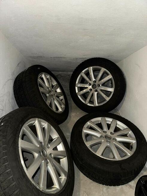 4 x Alufelgi 5 x 112 z zimowymi oponami
