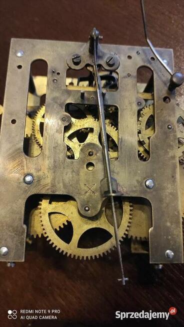 Stary zegar wiszący miniatura, eklektyk