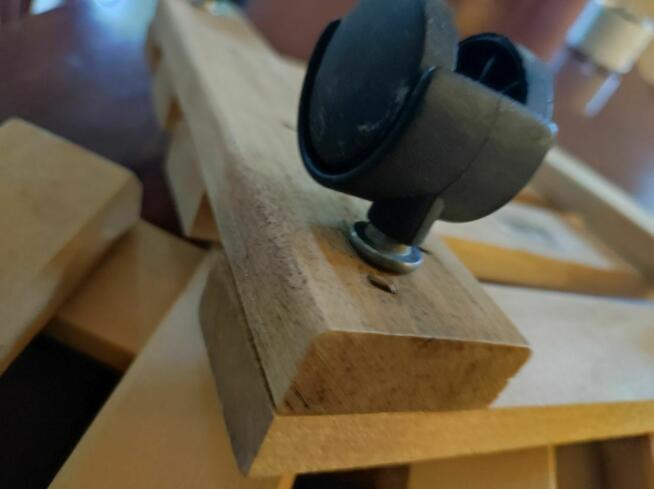 podest wózek stolik drewniana podstawka na kwiaty doniczki c