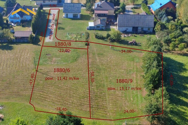 Działka budowlana Wola Batorska gm. Niepołomice,