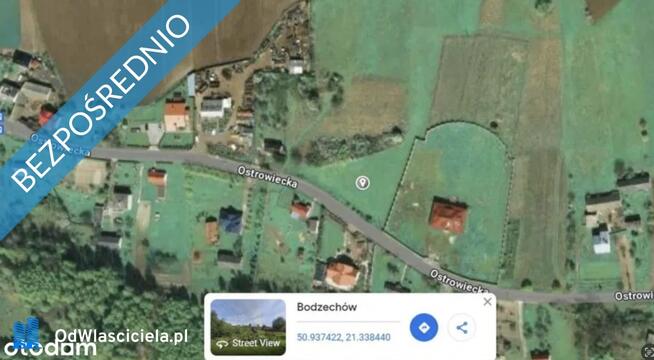 Działka rolno-budowlana Chmielów ul. Ostrowiecka