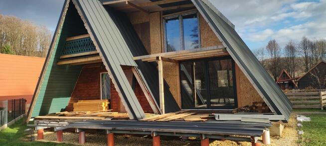 domek letniskowy całoroczny na sprzedaż w górach