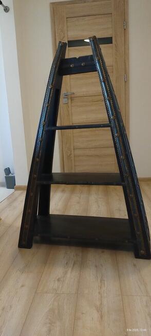 regał kolonialny z bali Palisander telx452x928x963