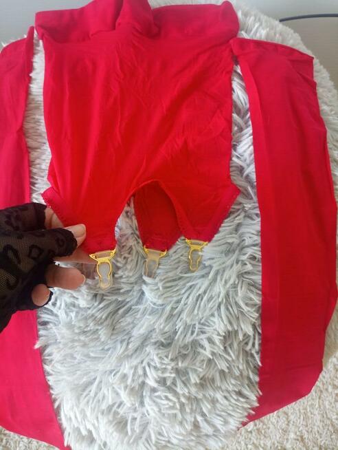 Olejowe pończochy z pasem