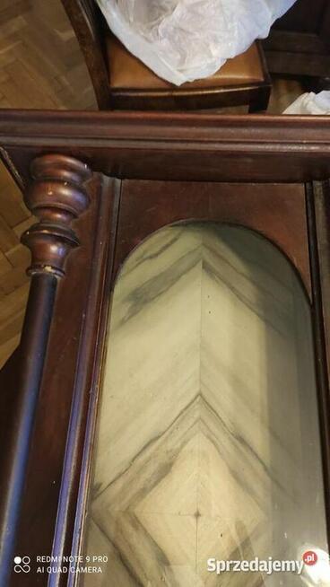 Stara skrzynia zegara wiszącego P 51, eklektyk