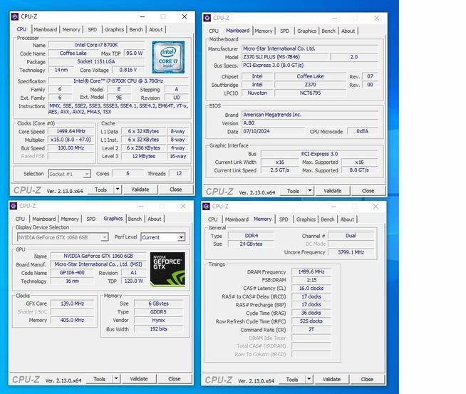 Komputer Gamingowy RGB i7 8700K, gtx 1060 6GB, 24gb ram ddr4