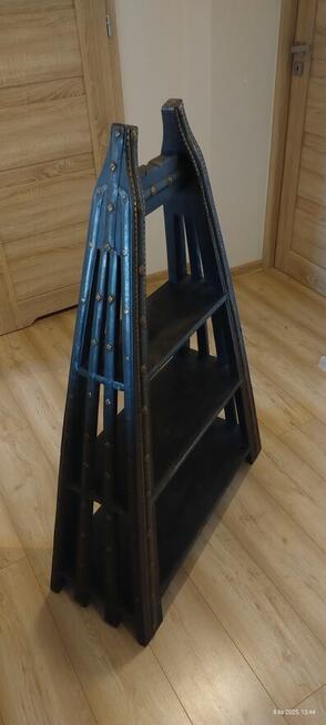 regał kolonialny z bali Palisander telx452x928x963