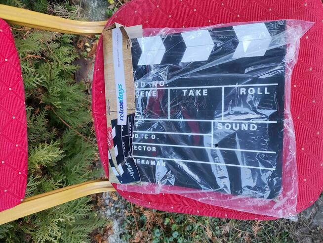 Klapa reżyserka filmowa Do scen Filmów Klap deska Hollywood