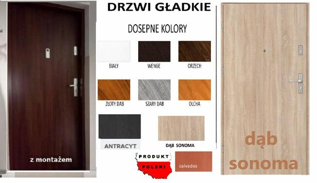 Drzwi zewnętrzne z MONTAŻEM akustyczne bloki
