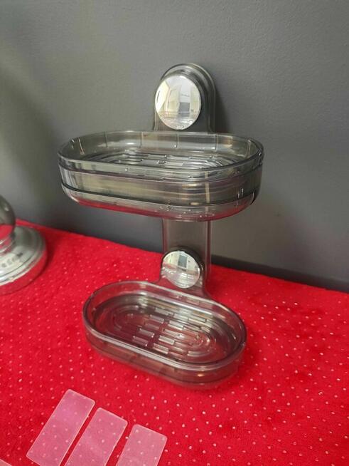 Mydelniczka ścienna na ścianę półka na mydło pod prysznic