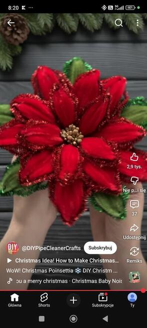 Kwiaty ręcznie robione