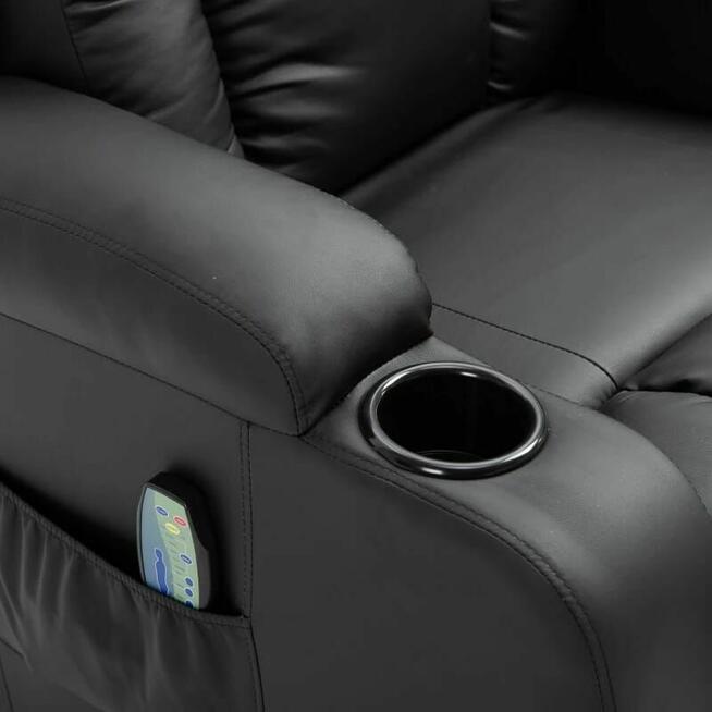 Fotel bujany z masażem rozkładany do spania