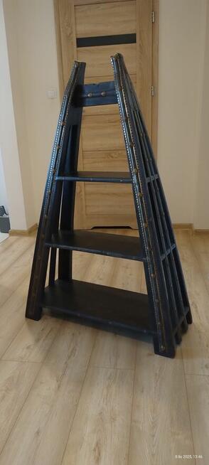 regał kolonialny z bali Palisander telx452x928x963