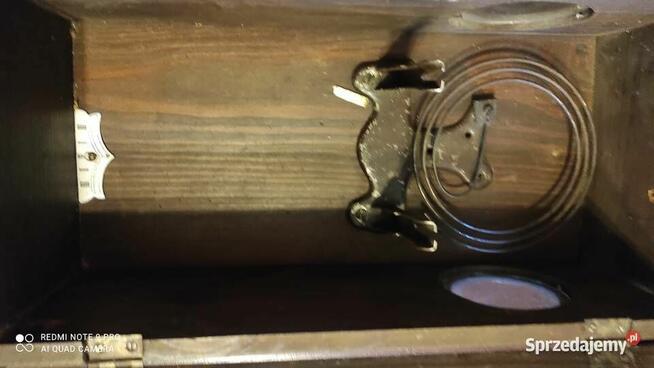 Stary zegar wiszący miniatura, eklektyk