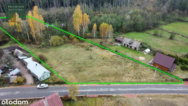 Działka budowlana - z linią brzegową i własnym lasem!