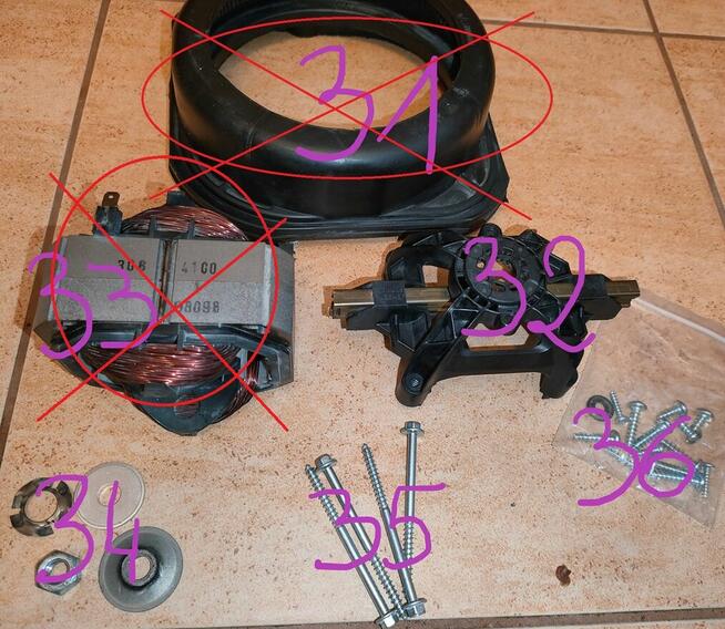 Zelmer Jupiter TYP 4000.0.K58H P 2000W-odkurzacz / części !